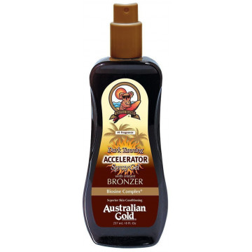 Купити - Australian Gold Accelerator Spray Gel Wiht Bronzer - Лосьйон-бронзатор для засмаги в солярії