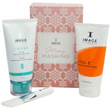 Купити - Image Skincare Holiday Merry Masking Collection - Подарунковий набір "Різдвяний догляд"