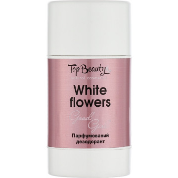 Купити - Top Beauty White flowers - Дезодорант сухий парфумований з пробіотиком 