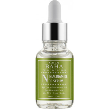 Купити - Cos De BAHA Niacinamide 10 Serum - Сироватка для обличчя з ніацинамідом та цинком