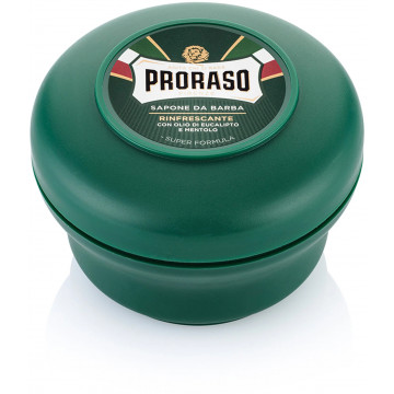 Купити - Proraso Green Line Refreshing Shaving Soap - Тонізуюче мило для гоління з маслом евкаліпта та ментолом