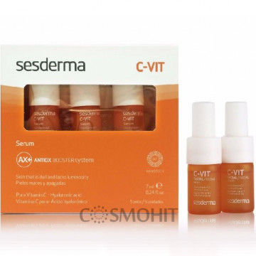 Купити - Sesderma C-Vit Serum - Реактивуюча двофазная сироватка з гіалуроновою кислотою