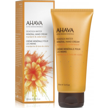 Купити - Ahava Deadsea Water Mineral Hand Cream Mandarin & Cedarwood - Мінеральний крем для рук Мандарин і Кедр