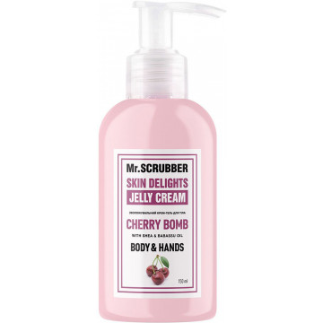 Купити - Mr.Scrubber Skin Delights Body&Hands Jelly Cream "Cherry Bomb" - Крем-гель для тіла та рук