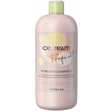 Купити - Inebrya Frequent Ice Cream Refreshing Shampoo - Освіжаючий шампунь з м'ятою