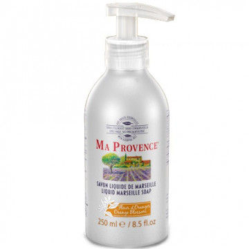 Купити - Ma Provence Savon Liquide Fleur d’Oranger - Рідке Марсельське мило з дозатором Квітка апельсина Купити - Ma Provence Savon Liquide Fleur d’Oranger - Рідке Марсельське мило з дозатором Квітка апельсина