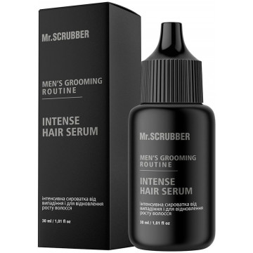 Купити - Mr.Scrubber Men's Grooming Routine Intense Hair Serum - Інтенсивна сироватка від випадіння та відновлення росту волосся