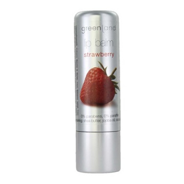 Купити - Greenland Balm & Butter Lip Balm Strawberry - Бальзам для губ Полуниця