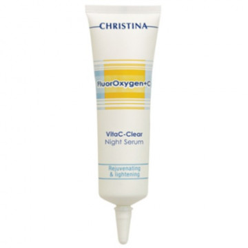 Купити - Christina FluorOxygen + C VitaC-Clear Night Serum - Нічна освітлююча сироватка з вітаміном С