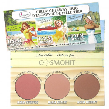 Купити - TheBalm Girls’ Getaway Trio - Палітра рум'ян