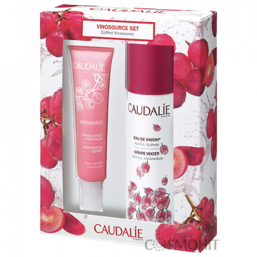 Купити - Caudalie Vinosource Sorbet Set - Набір очищення і зволоження "Віносурс Сорбет"