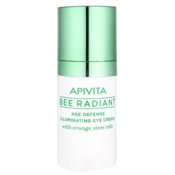 Купити - Apivita Bee Radiant Eye Cream - Крем для шкіри навколо очей для сяйва і захисту від передчасного старіння зі стовбуровими клітинами апельсина