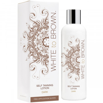 Купити - White to Brown Self Tanning Lotion Dark - Лосьон-автозагар