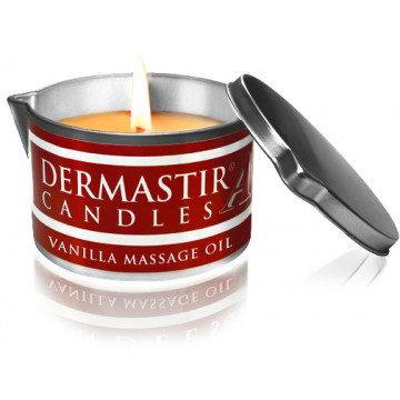 Купити - Dermastir Massage Candle Oil Vanilla - Масажна свічка Ваніль