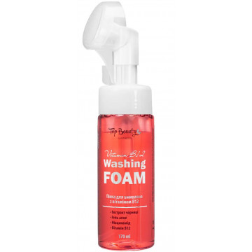Купити - Top Beauty Vitamin В12 Foam - Пінка для вмивання з вітаміном В12 зі щіточкою у формі серця Купити - Top Beauty Vitamin В12 Foam - Пінка для вмивання з вітаміном В12 зі щіточкою у формі серця