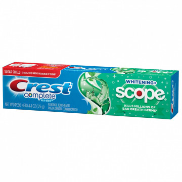 Купити - Crest Complete Multi-Benefit Whitening Scope Minty Fresh Striped - Відбілююча зубна паста