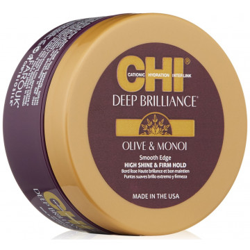 Купити - CHI Deep Brilliance Smooth Edge High Shine & Firm Hold - Розгладжуючий крем-блиск для укладання