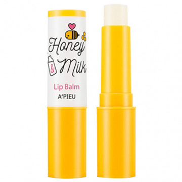 Купити - A'Pieu Honey & Milk Lip Balm - Поживний бальзам для губ