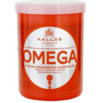 Купити - Kallos Omega Rich Repair Mask For Lifeless And Damaged Hair With Omega-6 Complex And Macadamia Oil - Маска для волосся з комплексом Омега-6