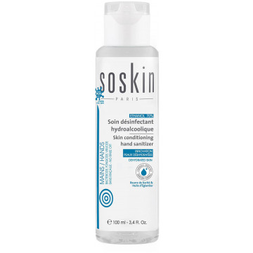 Купити - Soskin 2 In 1 Skin Conditioning Hand Sanitizer - Дезінфікуючий зволожуючий гель для шкіри рук 2 в 1