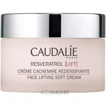 Купити - Caudalie Resveratrol Lift Face Lifting Soft Cream Cachemire - Крем-ліфтинг "Кашемір"