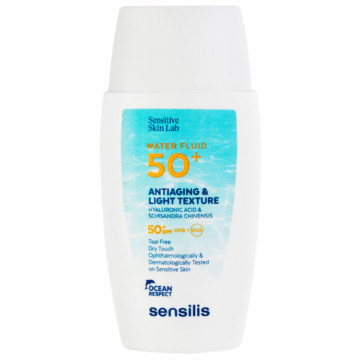 Купити - Sensilis Waterfluide 50+ - Сонцезахисний антивіковий флюїд