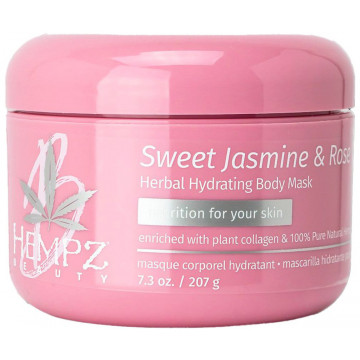 Купити - Hempz Sweet Jasmine & Rose Herbal Body Mask - Поживна маска для тіла з колагеном "Жасмін-Троянда"