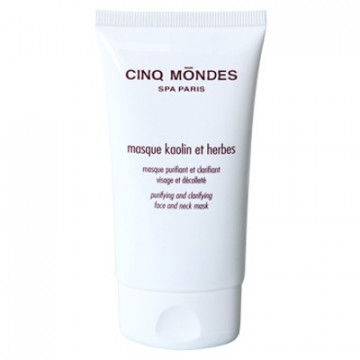 Купити - Cinq Mondes Kaolin and Herbs Mask - Очищаюча каолінова маска на травах