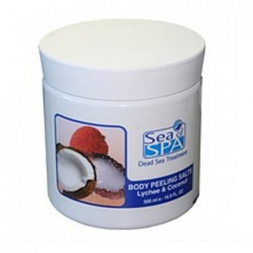 Купити - Sea of SPA Body Peeling Salts - Сіль для пілінгу (Lychee & Coconut)