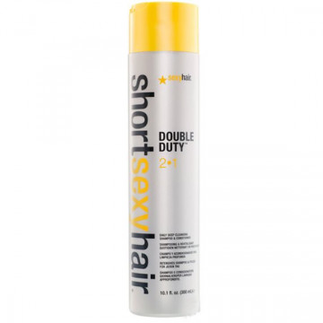 Купити - Sexy Hair ShortSexyHair Double Duty Daily Deep Cleansing Shampoo-Conditioner 1000 мл - Шампунь-кондиціонер глибокого очищення 2 в 1