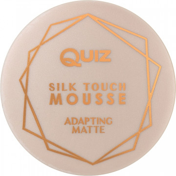 Купити - Quiz Cosmetics Silk Touch Mousse Adapting Matte - Тональний мус "Шовковий дотик"