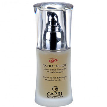 Купити - Capri Beauty Line Extra Energy Super Moisturizing Vitamin ACE Serum - Супер зволожуюча сироватка з вітамінами А, С, Е