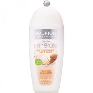 Купити - Bourjois Douche Minerale Doux Gommage Sable Blanc - Мінеральний гель для душу Білий пісок