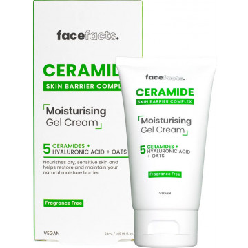 Купити - Face Facts Ceramide Moisturising Gel Cream - Зволожуючий гель-крем з керамідами