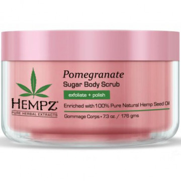 Купити - Hempz Pomegranate Herbal Sugar Body Scrub - Цукровий скраб для тіла з гранатом