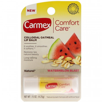 Купити - Carmex Comfort Care Colloidal Oatmeal Lip Balm Watermelon Blast Stick - Бальзам для губ в стике