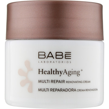 Купити - Babe Laboratorios Healthy Aging Multi Repair Renovating Cream - Нічний мультивідновлюючий крем