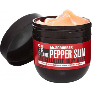 Купити - Mr.Scrubber Stop Cellulite Pepper Slim Anticellulite Body Wrap - Зігріваюче антицелюлітне обгортання для тіла