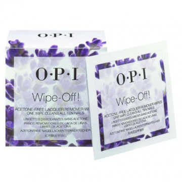 Купити - OPI Nail Lacquer Wipes - Серветки для зняття лакового покриття 10 шт