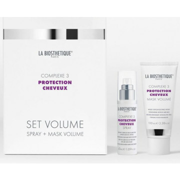 Купити - Набор La Biosthetique Protection Cheveux Complexe 3 Set Volume: Spray & Mask - Набір для глибокого відновлення волосся: Спрей + Маска