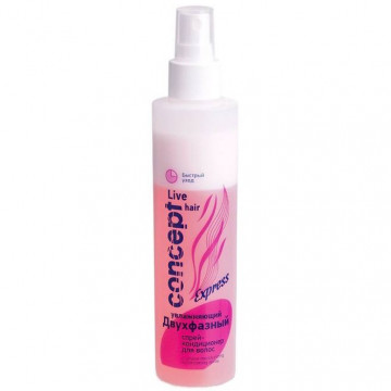 Купити - Concept Live Hair 2-Phase Moisturizing Conditioning Spray - Спрей-кондиціонер для волосся двофазний зволожуючий