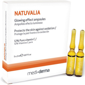 Купити - Sesderma Natuvalia Glowing Effect - Ампули Внутрішнє світіння