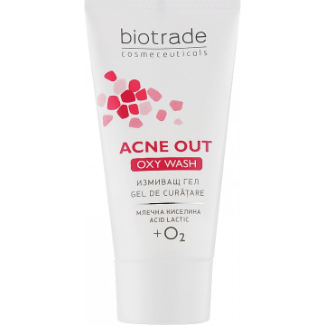 Купити - Biotrade Acne Out Oxy Wash - Гель з киснем проти вугрового висипу