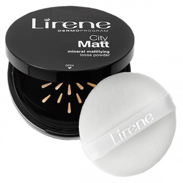 Купити - Lirene City Matt Mineral Mattifying Loose Powder - Матуюча розсипчаста мінеральна пудра