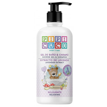 Купити - La Cabine Pipi Cucu Lavander Shower Gel & Shampoo - Дитячий шампунь-гель "Лаванда"