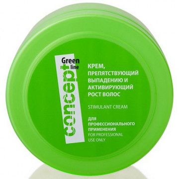 Купити - Concept Green Line Hair Loss Reducing And Stimulant Cream - Крем, що перешкоджає випаданню і активізує ріст волосся