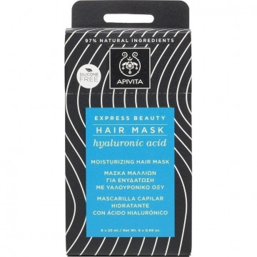 Купити - Apivita express beauty moisturizing hair mask with hyaluronic acid - Експрес маска для волосся "Зволоження" з гіалуроновою кислотою