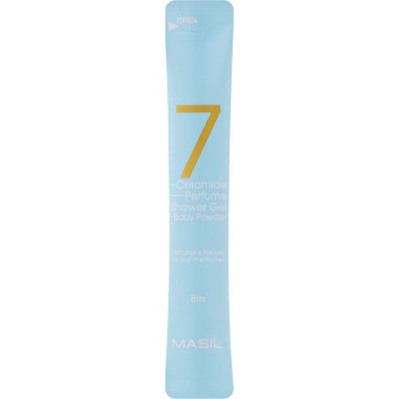 Купити - Masil 7 Ceramide Perfume Shower Gel Baby Powder - Гель для душу з керамідами з ароматом дитячої присипки