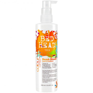 Купити - Tigi Bed Head Colour Combat Dumb Blonde Leave-In Conditioner - Відновлюючий і зберігаючий колір волосся незмивний бальзам для блондинок