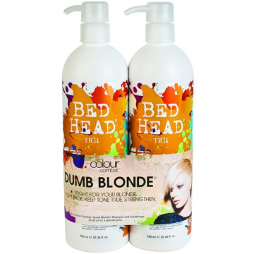 Купити - Tigi Bed Head Colour Combat Dumb Blonde Tweens - Набір для відновлення і збереження кольору волосся для блондинок (шампунь + кондиціонер)